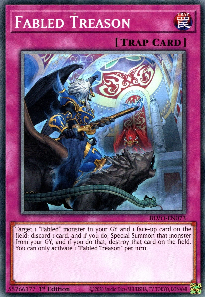 Image for Fabled Treason (BLVO-EN073) (BLVO) - YuGiOh
