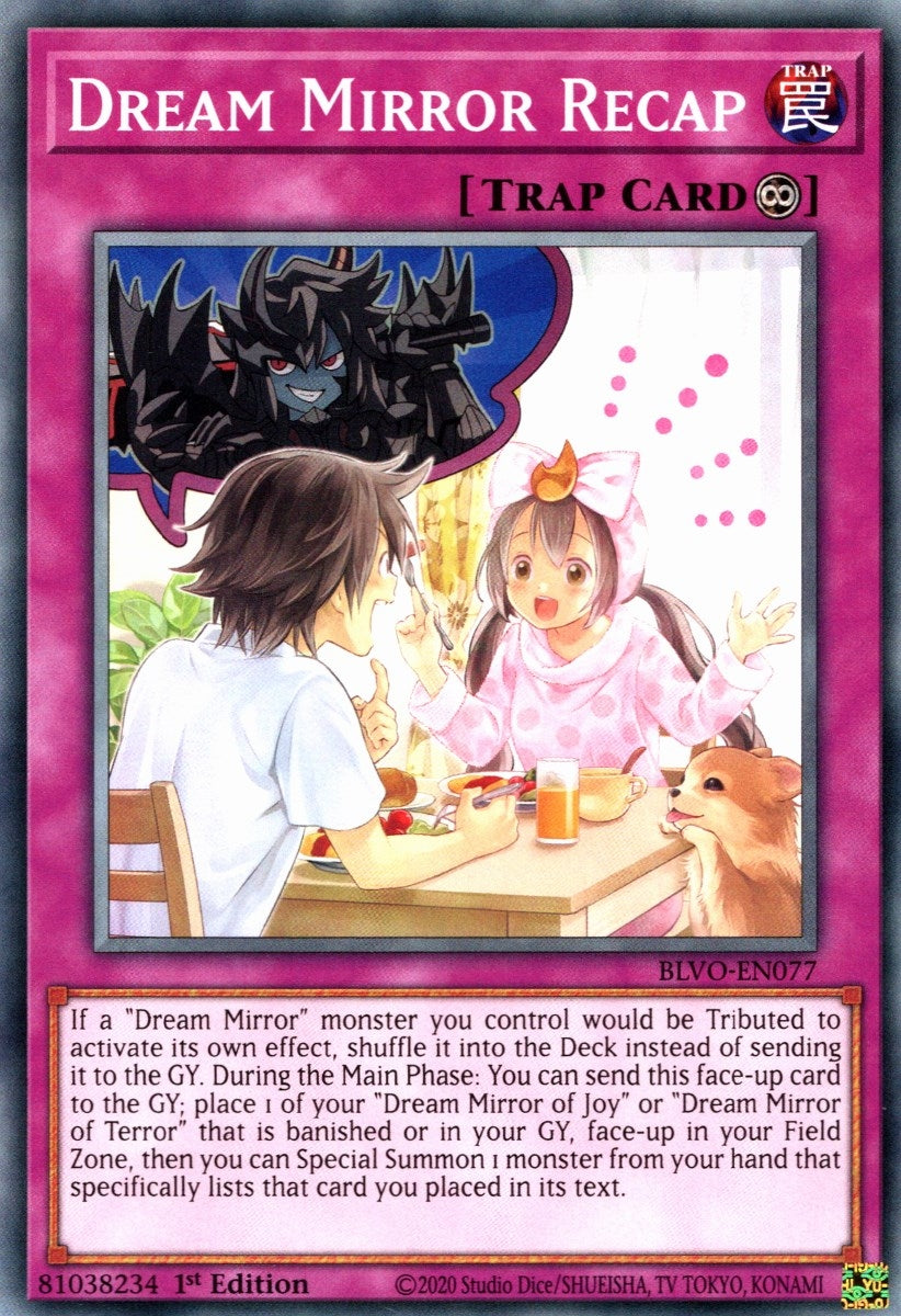 Image for Dream Mirror Recap (BLVO-EN077) (BLVO) - YuGiOh