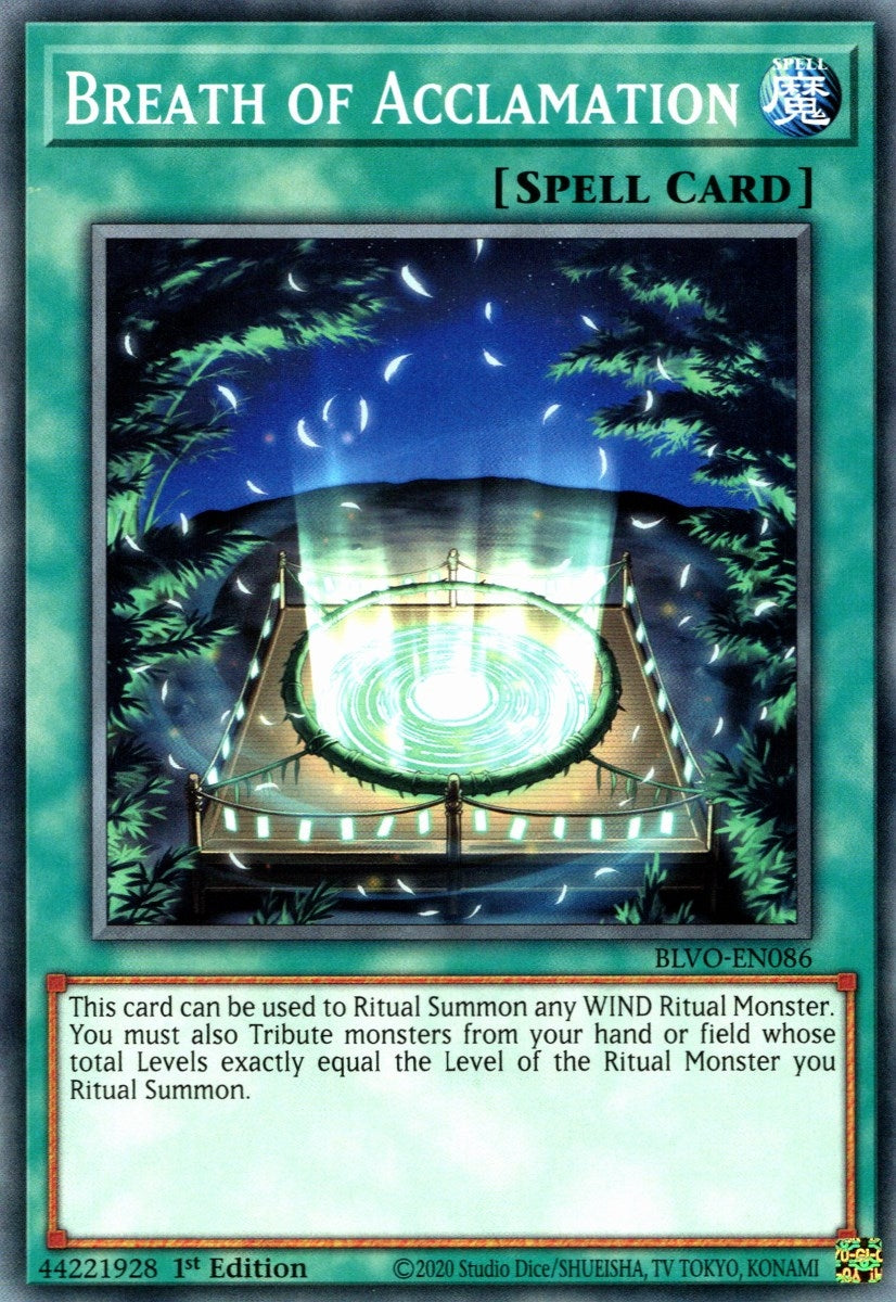 Image for Breath of Acclamation (BLVO-EN086) (BLVO) - YuGiOh