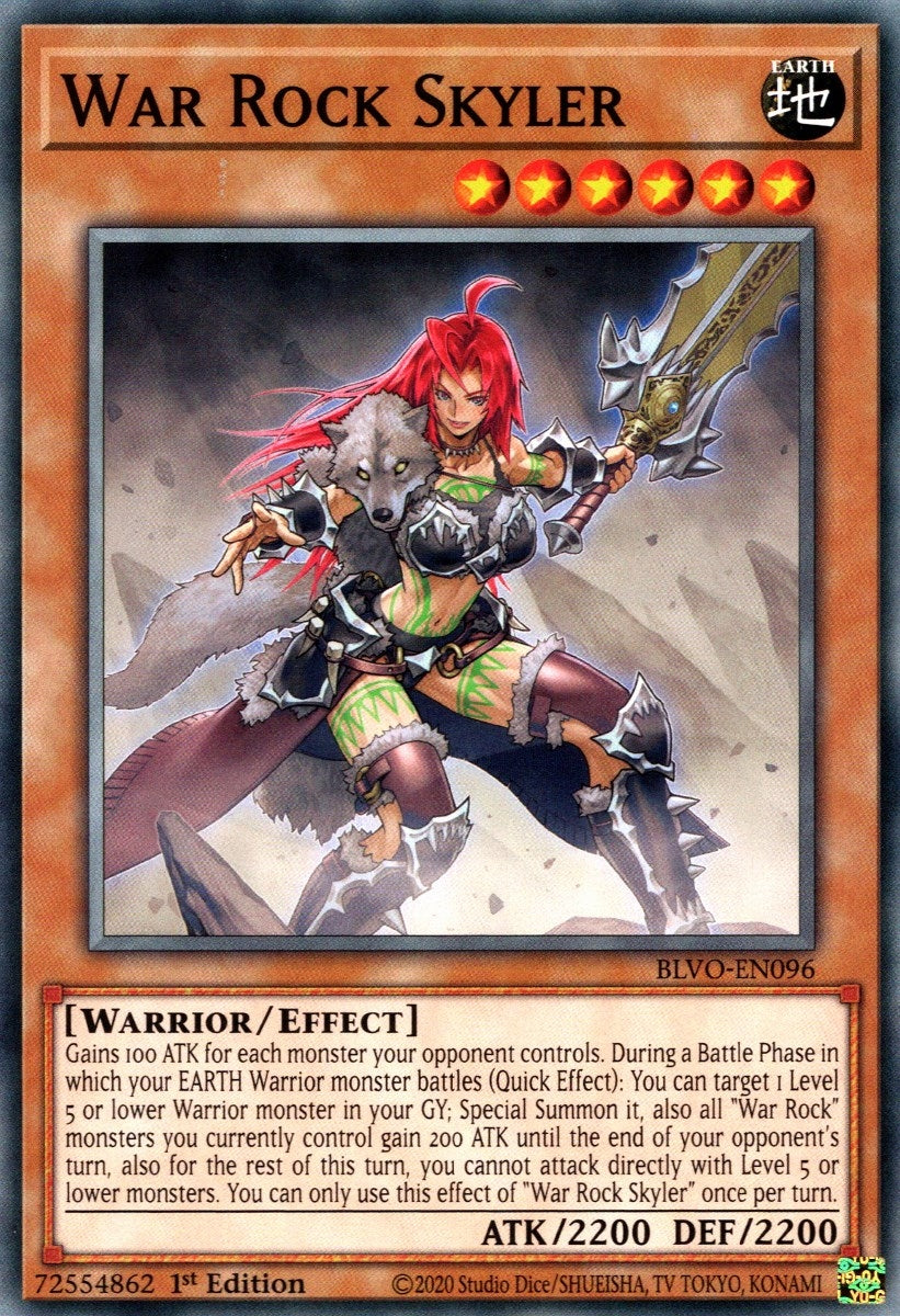 Image for War Rock Skyler (BLVO-EN096) (BLVO) - YuGiOh