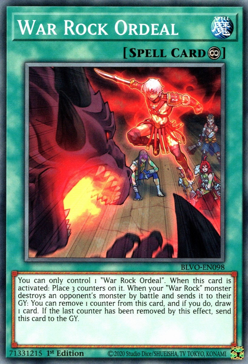 Image for War Rock Ordeal (BLVO-EN098) (BLVO) - YuGiOh
