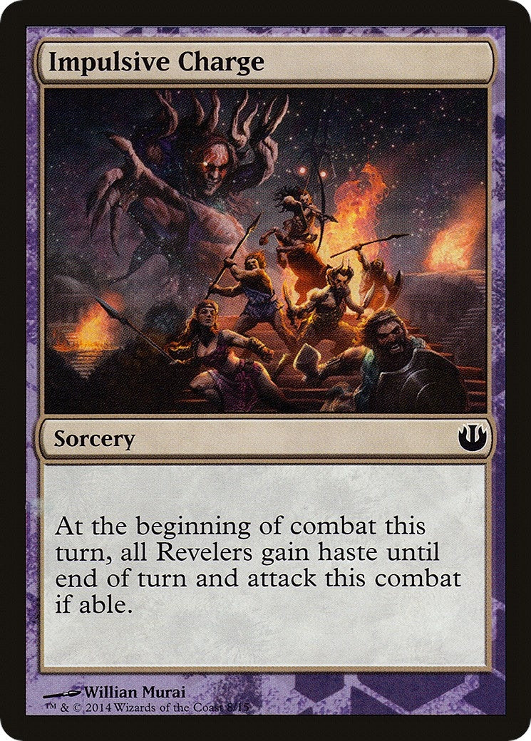 Image for Impulsive Charge (8) (Hero's Path Promos) - Magic: The Gathering