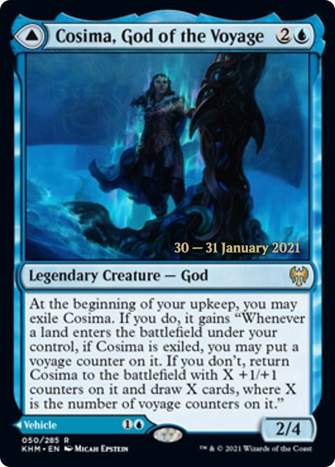 Image for Cosima, God of the Voyage (50) (Prerelease Cards) - Magic: The Gathering