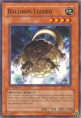 Image for Balloon Lizard (IOC-072) (IOC) - YuGiOh