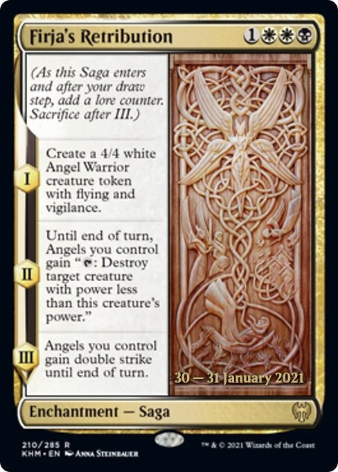 Image for Firja's Retribution (210) (Prerelease Cards) - Magic: The Gathering