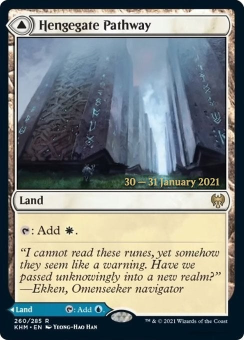 Image for Hengegate Pathway (260) (Prerelease Cards) - Magic: The Gathering