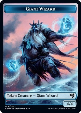 Image for Giant Wizard Token (6) (Kaldheim) - Magic: The Gathering