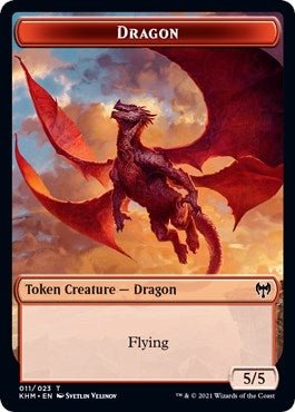 Image for Dragon // Thopter Double-Sided Token (11 // 8) (Kaldheim) - Magic: The Gathering