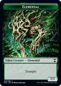 Image for Elemental // Elf Warrior Double-Sided Token (6 // 15) (Kaldheim) - Magic: The Gathering