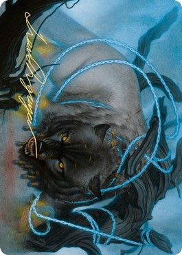 Image for Bind the Monster Art Card (Gold-Stamped Signature) (11) (Kaldheim) - Magic: The Gathering