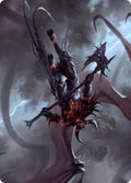 Image for Burning-Rune Demon Art Card (20) (Kaldheim) - Magic: The Gathering