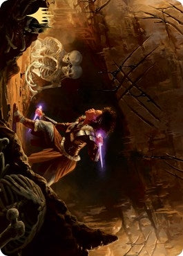 Image for Dogged Pursuit Art Card (Gold-Stamped Signature) (21) (Kaldheim) - Magic: The Gathering