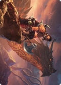 Image for Dragonkin Berserker Art Card (32) (Kaldheim) - Magic: The Gathering