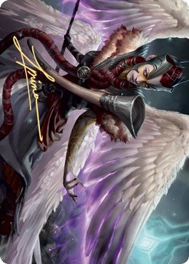 Image for Firja, Judge of Valor Art Card (Gold-Stamped Signature) (56) (Kaldheim) - Magic: The Gathering