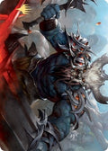 Image for Frenzied Raider Art Card (Gold-Stamped Signature) (34) (Kaldheim) - Magic: The Gathering