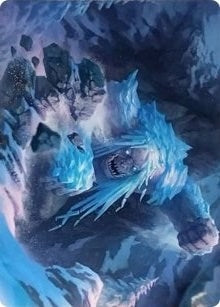 Image for Icehide Troll Art Card (46) (Kaldheim) - Magic: The Gathering