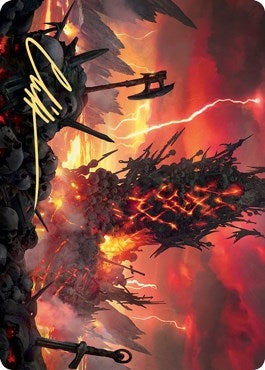 Image for Immersturm Skullcairn Art Card (Gold-Stamped Signature) (71) (Kaldheim) - Magic: The Gathering
