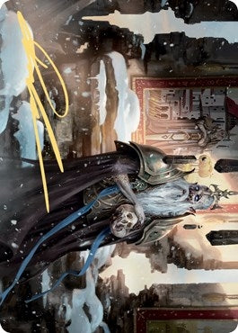 Image for Narfi, Betrayer King Art Card (Gold-Stamped Signature) (62) (Kaldheim) - Magic: The Gathering