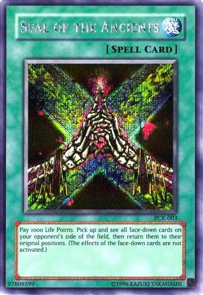Image for Seal of the Ancients (Power of Chaos: Kaiba the Revenge) (PCK-003) (VDP) - YuGiOh