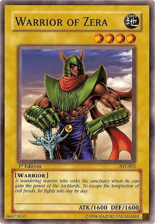 Image for Warrior of Zera (AST-002) (AST) - YuGiOh