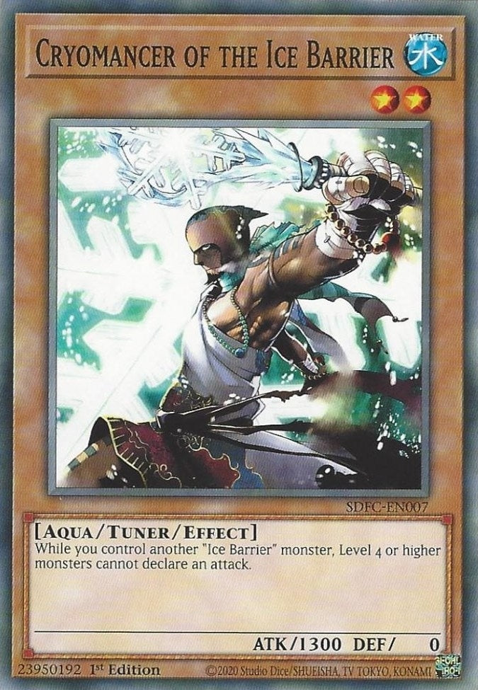 Image for Cryomancer of the Ice Barrier (SDFC-EN007) (SDFC) - YuGiOh