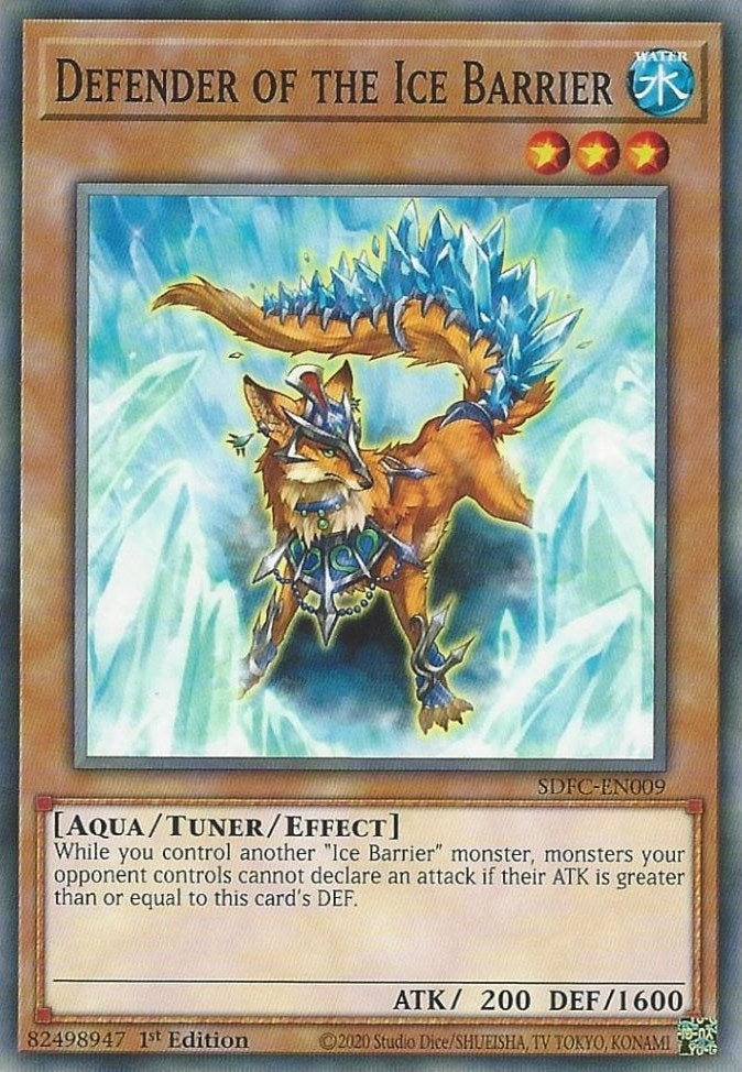 Image for Defender of the Ice Barrier (SDFC-EN009) (SDFC) - YuGiOh
