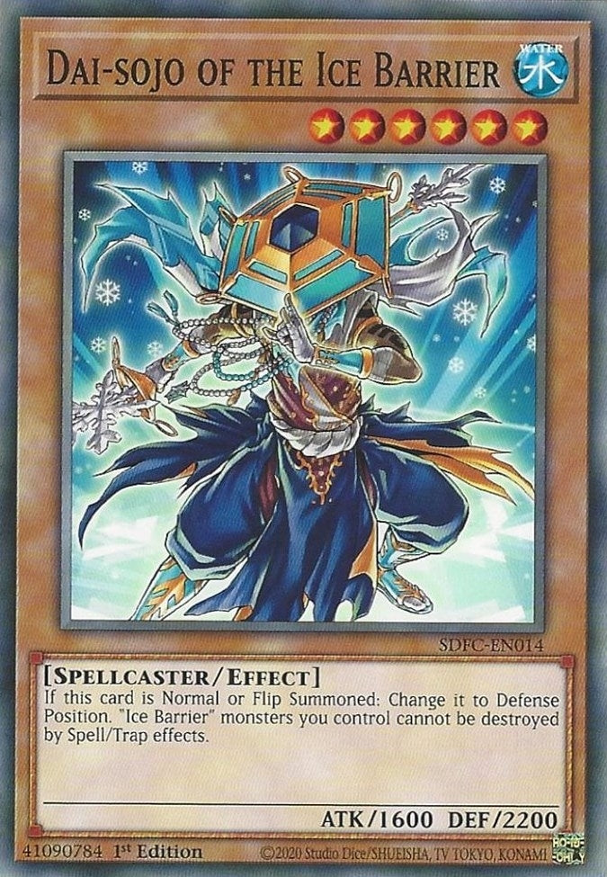 Image for Dai-sojo of the Ice Barrier (SDFC-EN014) (SDFC) - YuGiOh