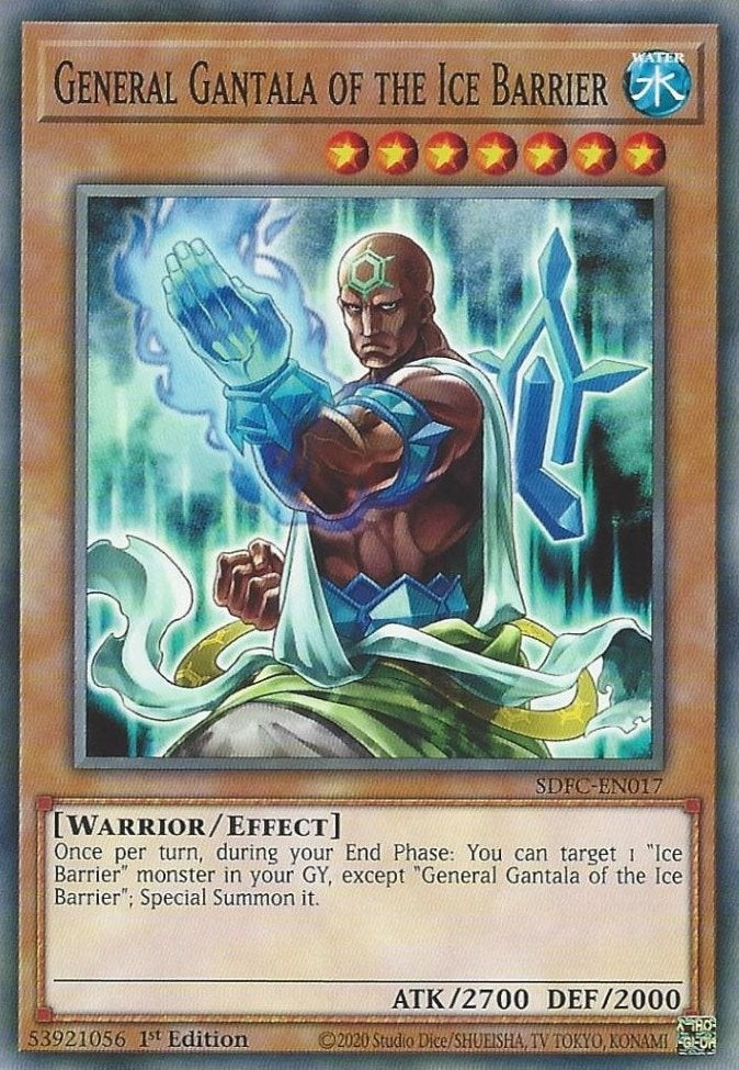 Image for General Gantala of the Ice Barrier (SDFC-EN017) (SDFC) - YuGiOh