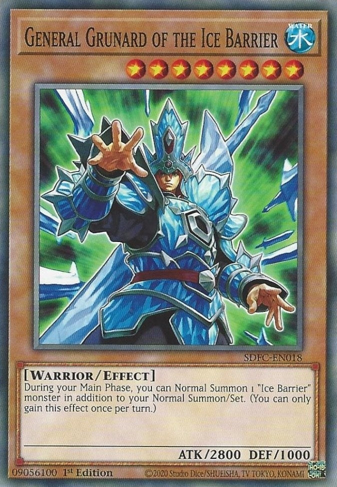 Image for General Grunard of the Ice Barrier (SDFC-EN018) (SDFC) - YuGiOh