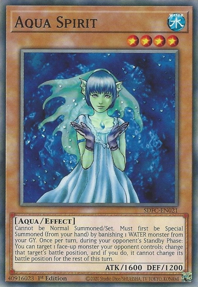 Image for Aqua Spirit (SDFC-EN021) (SDFC) - YuGiOh