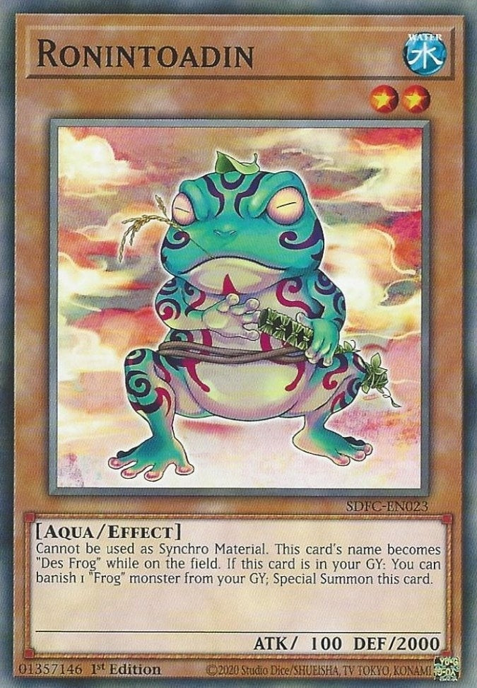 Image for Ronintoadin (SDFC-EN023) (SDFC) - YuGiOh