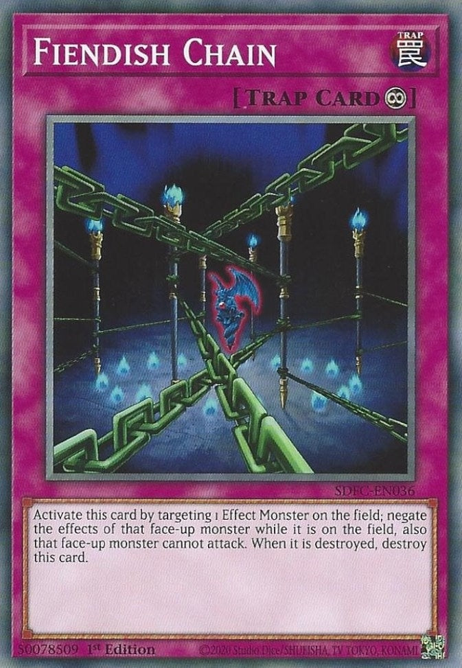 Image for Fiendish Chain (SDFC-EN036) (SDFC) - YuGiOh