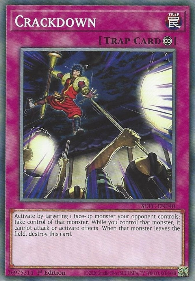 Image for Crackdown (SDFC-EN040) (SDFC) - YuGiOh