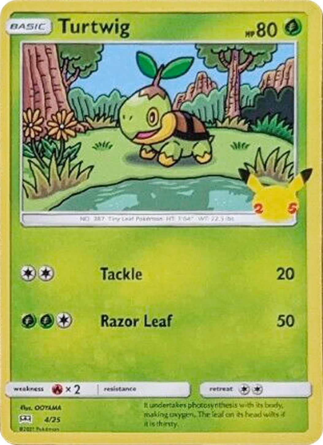 Image for Turtwig (004/025) (MCD21) - Pokemon