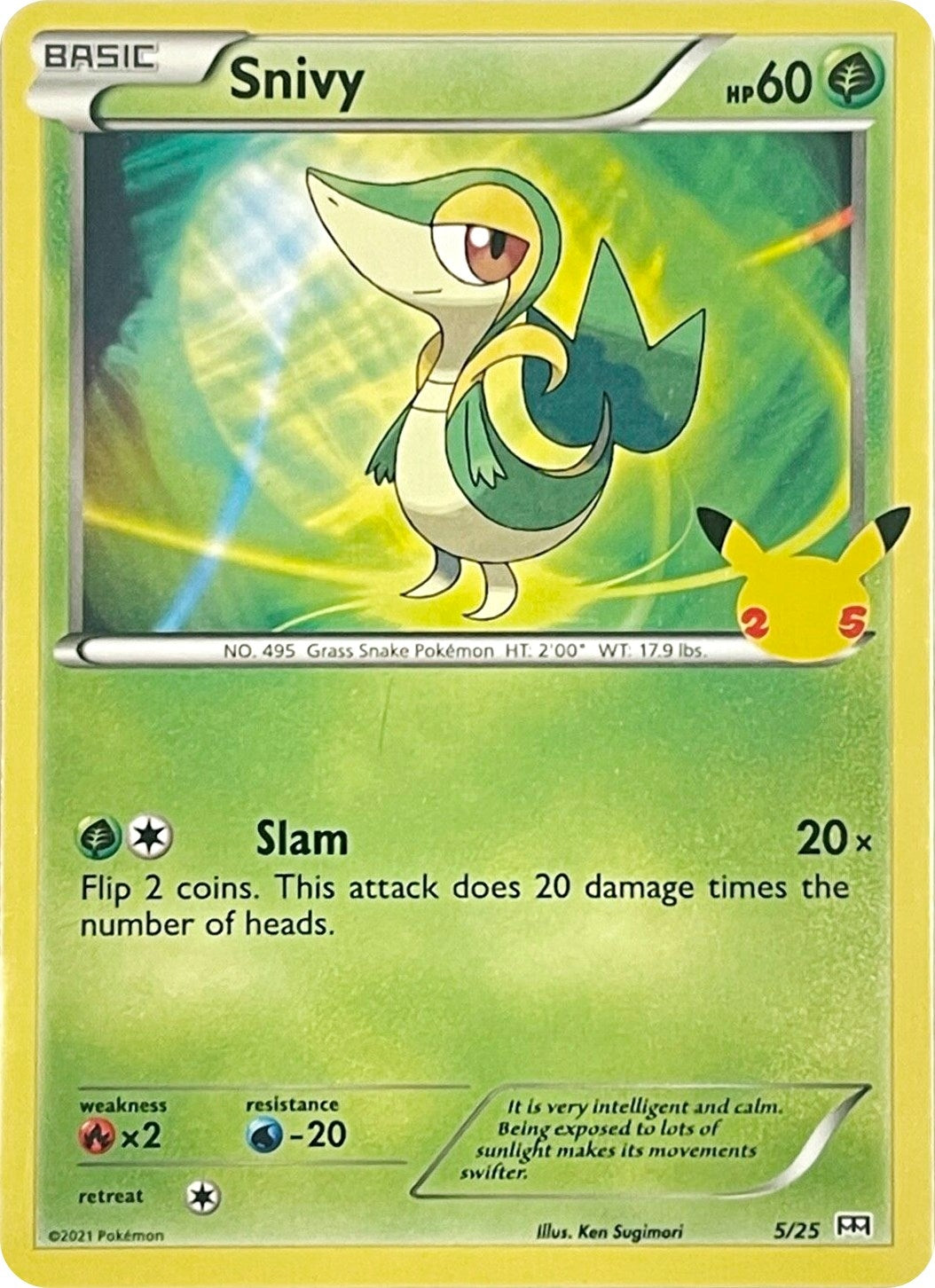 Image for Snivy (005/025) (MCD21) - Pokemon