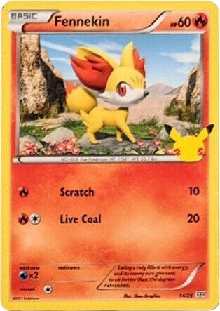 Image for Fennekin (014/025) (MCD21) - Pokemon