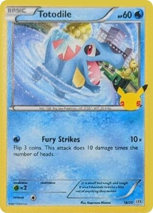 Image for Totodile (018/025) (MCD21) - Pokemon