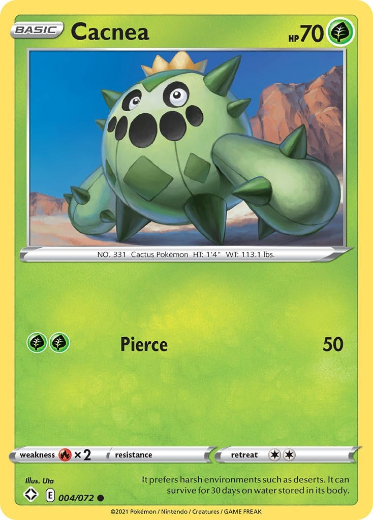 Image for Cacnea (004/072) (SHF) - Pokemon