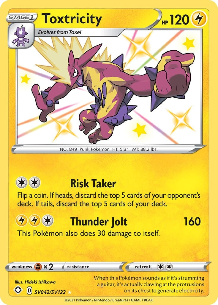 Image for Toxtricity (SV042/SV122) (SHFSV) - Pokemon