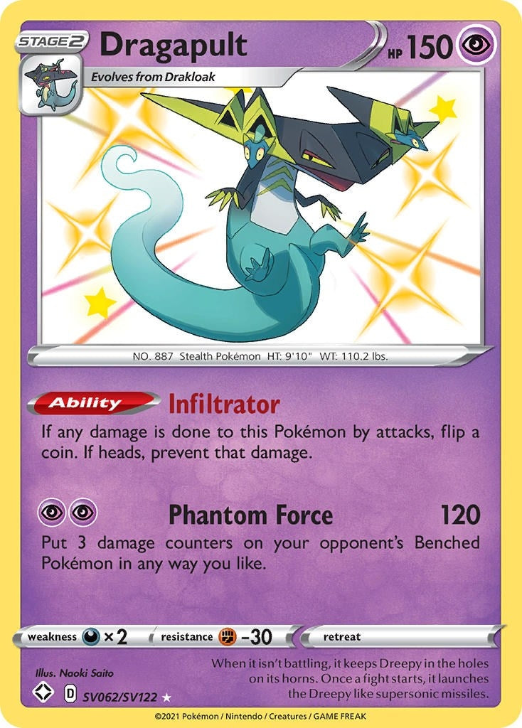 Image for Dragapult (SV062/SV122) (SHFSV) - Pokemon