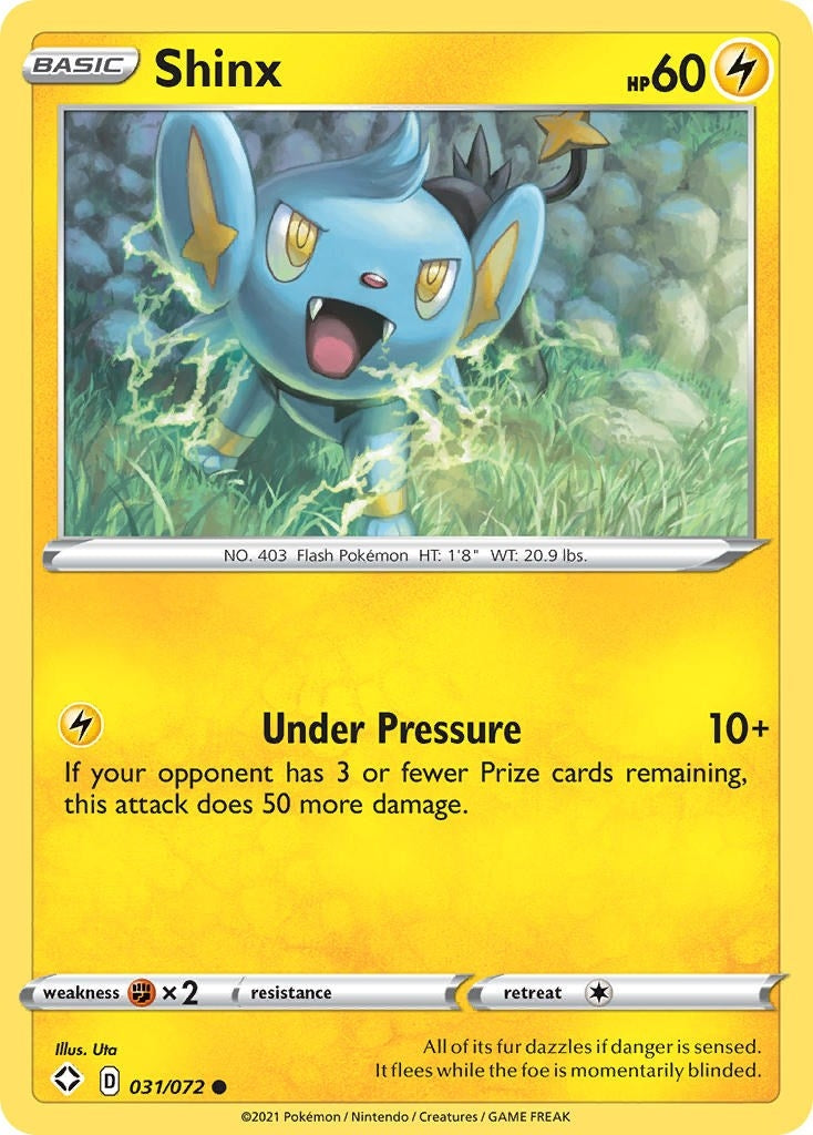 Image for Shinx (031/072) (SHF) - Pokemon