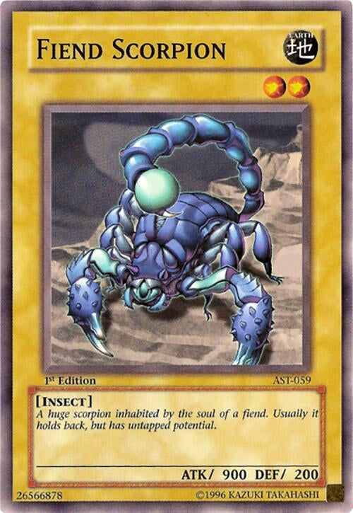 Image for Fiend Scorpion (AST-059) (AST) - YuGiOh