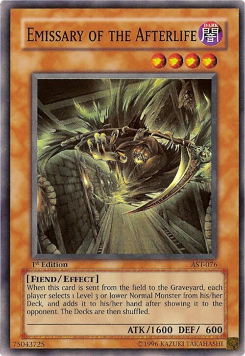Image for Emissary of the Afterlife (AST-076) (AST) - YuGiOh