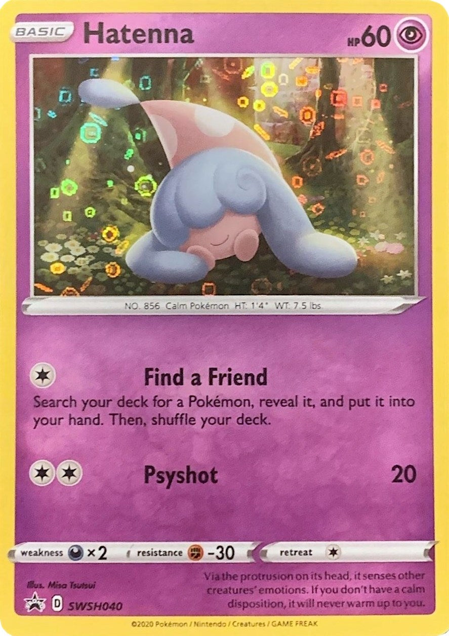 Image for Hatenna - SWSH040 (General Mills Promo) (SWSH040) (MCAP) - Pokemon