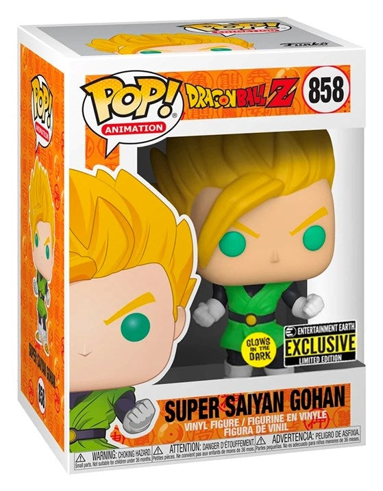 Image for Dragon Ball Z: Super Saiyan Gohan (Glow in the Dark) (Funko Shop Exclusive - Funko