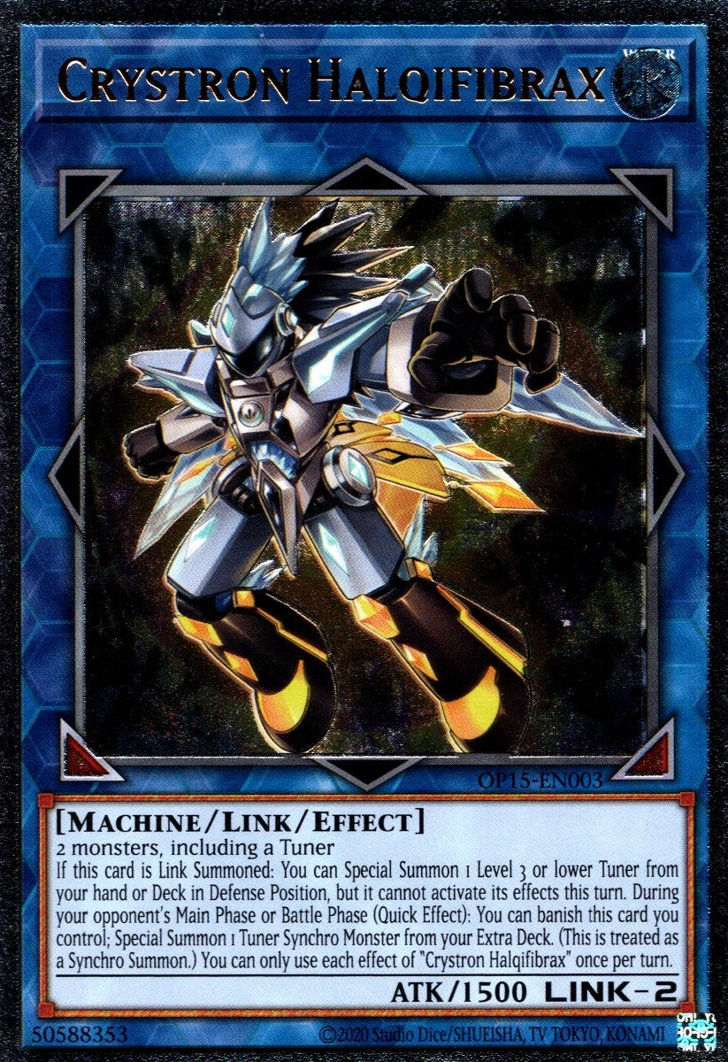 Image for Crystron Halqifibrax (UTR) (OP15-EN003) (OP15) - YuGiOh