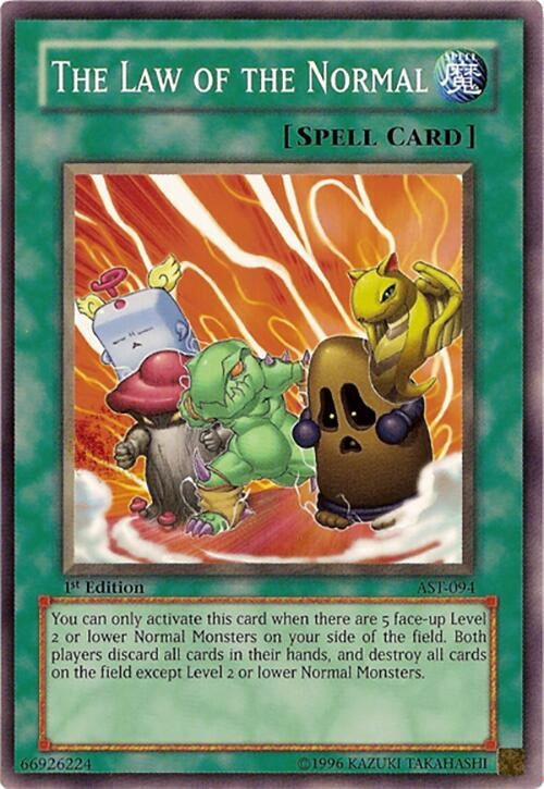 Image for The Law of the Normal (AST-094) (AST) - YuGiOh