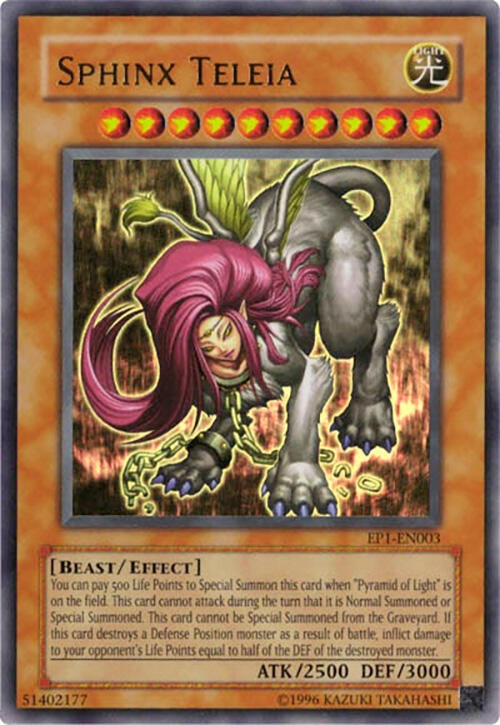 Image for Sphinx Teleia (EP1-EN003) (EP1) - YuGiOh