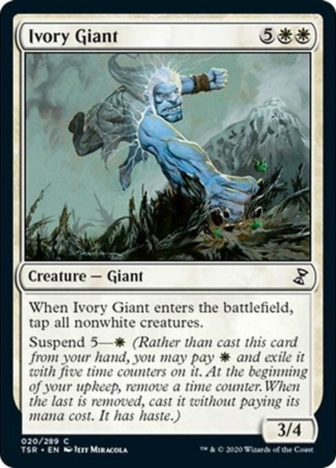 Image for Ivory Giant (20) (Time Spiral: Remastered) - Magic: The Gathering