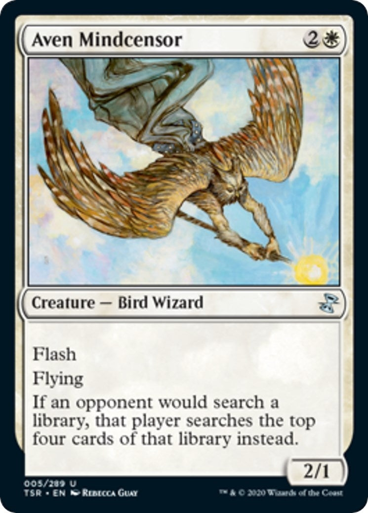Image for Aven Mindcensor (5) (Time Spiral: Remastered) - Magic: The Gathering